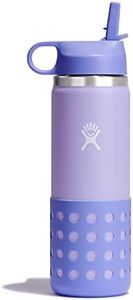 Hydro Flask 20 Oz Kids Wide Mouth Straw Cap and Boot Wisteria