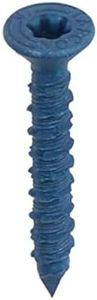 Tapcon 28350 3/16x1-1/4 Blue Star Drive Bugle Head Concrete Anchors 75/Box