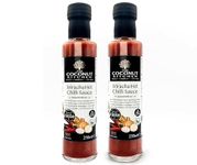 The Coconut Kitchen – Sriracha Hot Chilli Sauce, Low Carb, Vegan, Gluten Free, Keto Friendly, No added sugar, Burger Sauce, not a sweet chilli sauce, Great Taste Award Winner | 2 x 250ml Bottles