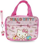 Kawaii Kitty Insulated Lunch Bag for Women, Reusable Large Capacity Lunch Box, Leakproof Lunch Tote Bag with Front Pocket, Lunchbox Container Thermal Cooler Bag Food Handbags for Work Office Picnic