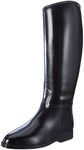 HKM Women's Riding Boots Standard with Zip Fastening Black Black Size:38 EU