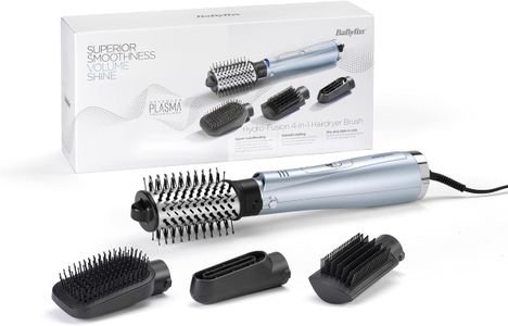 BaByliss Hydro-Fusion Hair Dryer Brush – Ionic Hot Air Styler