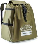 MOYAQI Stroller Travel Bag for Airplane, Gate Check Bag Backpack with Durable Nylon,Adjustable Carry Straps,Infant Carriers & Booster Seats (Olive Green)
