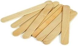 RELMOS Waxing Spatulas Tongue Depressors Large Wax Tatoo Hair Removal Birch Wood - Thick (Quantity: 80)