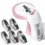Anycolor Omega S Embossing Label Maker Machine, Embossed Label Maker with 5 Black Label 9mm, 3D Handheld Label Maker Machine, Embossing Labeller for Home Gift DIY Organization (Pink)
