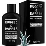 RUGGED & DAPPER - Premium Face Wash -2-in-1 Exfoliating Facial Wash and Foaming Face Cleanser for Men with Oily, Sensitive or Combination skin made with Natural and Organic Ingredients