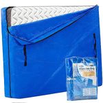 Double Size Mattress Bag for Moving & Storage, JOYCEMALL Heavy Duty Extra Thick Waterproof Reusable Mattress Cover Protector with 8 Reinforced Carrying Handles & Strong Zipper Closure