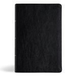 CSB Everyday Study Bible, Black Bonded Leather