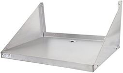 ACE MS-1818 ETL Approved Reinforced Edge Stainless Steel Microwave Oven Wall Shelf 18"x18"x12"