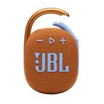 JBL Clip 4 Waterproof Portable Bluetooth Speaker with up to 10 Hours of Battery - Orange