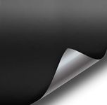 Satin Flat Matte Stealth Jet Black 5ft x 3ft Vinyl Wrap Roll with Air Release Technology