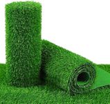 Woohome 35mm Artificial Grass Mat for Balcony | Green Grass Carpet for Balcony | All-Weather Home and Office Edition (Size - 4X6 Ft | Green grsaa Capet for Balcony)