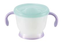 Richell Aquila mug straight drink type light blue in the cup