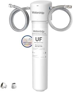 Waterdrop Under Sink Water Filter, Under Sink Water Filtration System, 𝟐 𝐘𝐞𝐚𝐫𝐬 𝐨𝐫 𝟏𝟔𝐊 𝐆𝐚𝐥𝐥𝐨𝐧𝐬, 𝟎.𝟎𝟏 𝐌𝐢𝐜𝐫𝐨𝐧 Ultra Filtration for Baçtёria Reduction, Reduces Lead, Chlorine