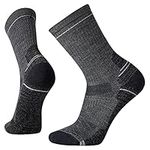 SmartWool Hike Light Cushion Crew Socks, Medium Gray, Medium