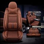 Karstry Car Seat Covers Universal Full Set for Dodge RAM 1500 2500 Journey Nitro Ram 1500 caliber charger Challenger Avenger. Car Accessories, Coffee Luxury