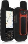 kwmobile Case Compatible with Garmin GPSMAP 66i - GPS Handset Navigation System Soft Silicone Skin Protective Cover - Black