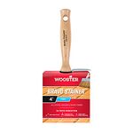 Wooster Brush F5119-4 Bravo Stainer Bristle/Polyester Stain Brush, 4-Inch