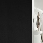 90 x 400cm, Total Blackout Window Film, 100% Light Blocking Self Adhesive No Glue No Residue Removable Shackcom Static Cling Privacy Glass Film for Anti-UV Darkening Heat Control Window Tint