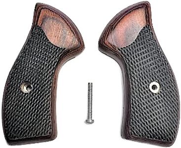 Replacement Grips for All Charter Arms Classic Super Checkered Rosewood