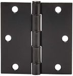 Amazon Basics Square Door Hinges, 3