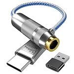 USB C to 3.5mm Audio Adapter [Hi-Re