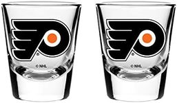 NHL Philadelphia Flyers Shot Glass, 2-Pack