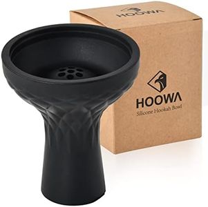 Hookah Bowl Silicone Phunnel Bowl Premium Hookah Heat Management Shisha Tobacco Bowl Right Replacement for Clay, Ceramic Bowls 3.8" Tall Gift Box (Lotus 7 Hole)