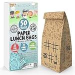 Kids Brown Paper Bags - Lunch Notes