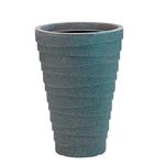 Sankey Granite Effect Trojan Plastic Plant Pot (L) (Grey)