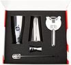 Alessi Lunar Eclipse 5050SET I - Kit de Mélange de Cocktails Inspiré de l'Univers Lunaire, Acier Inoxydable 18/10 Poli, 5 Pièces