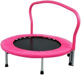 Cobuy Mini Trampoline for Kids, 36" Foldable Trampoline, Workout Indoors and Outdoors, Adult and Children's Trampoline, for Safe Jumping Exercise, Fitness, Sport