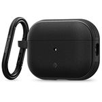 Caseology Vault for Airpods Pro 2 Case [Keychain Carabiner Included] Designed for Airpods Pro 2nd Generation (2022)(2023) - Matte Black