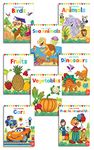 Little Artist Copy Colouring Boxset : Pack of 8 Books (Birds, Sea Animals, Fruits, Vegetables, Dinosaurs, Cars and People Around Us)