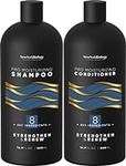 New York Biology Pro Moisturizing Shampoo and Conditioner Set 16.9 oz – Sulfate Free Shampoo for Color Treated Hair and Dry Damaged Hair – Hydrating Shampoo and Conditioner for Men and Women