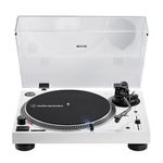 Audio-Technica AT-LP120XBT-USB-WH Wireless Direct-Drive Turntable, White