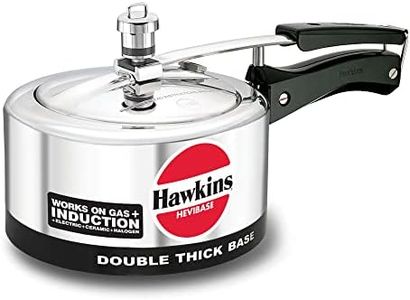 Hawkins Hevibase IH20 Pressure Cooker, 2-Litre, Silver