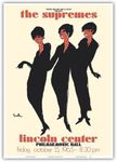 The Supremes - 1965 Lincoln Center Philharmonic Hall Concert - Vintage Music Poster by Joe Eula c.1965 - Master Art Print 10in x 14in