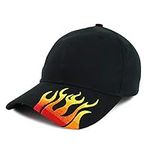 Armycrew Fire Flame Embroidered Bil