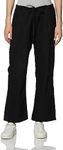 Dickies Women's Signature Mid Rise Drawstring Scrubs Cargo Pant, Black, Large