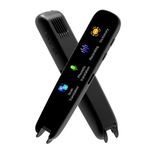 Scan Reader Pen, Text to Speech Device Translator Pen, Smart Recoring Pen Voice Cordless Language Translator Support for 117 Languages, for Students Language Learning Business