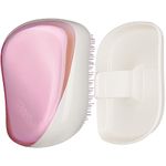 Tangle Teezer The Compact Styler Detangling Brush, Dry and Wet Hair Brush Detangler for Traveling and Small Hands, Holo Hero