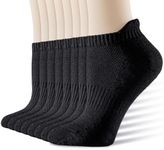 IDEGG 8 Pairs Ankle Performance Athletic Running Socks Low Cut Sports Tab Socks for Women and Men