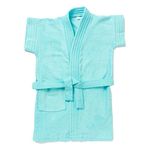 EIO® Soft Baby Boys Girls Dressing Gown Bath Robe (Blue, 3-4 years)