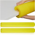 Hanaive 40 Inch Jumbo Pool Noodles Bulk Pool Noodles Foam Large Pre Slit Clamp Foam Protection Foam Tube Swim Noodles for Swimming Floating Craft Projects Padding Bumper (2 Pieces)