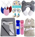 First Kick New Born Baby Gift Set Combo Pack for Baby Boys and Baby Girls Pack of 11 Pcs Grey Mouse