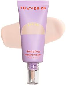 Tower 28 Beauty SunnyDays SPF 30 Tinted Mineral Sunscreen - For Sensitive Skin - 2-in-1 Facial Broad Spectrum UVA/UVB Protection + Foundation - Shade 05 FAIRFAX - Fair with Pink Undertones, 1 Fl Oz