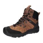 KEEN Men’s Revel 4 Mid Height Polar Insulated Snow Boots, Dark Earth/Caramel Cafe, 11.5 D (Medium) US