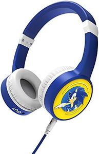 Energy Sistem LOL&Roll Sonic Kids Headphones (Music Share, Detachable Audio Cable, Volume Limit 85 dB, Microphone) - Blue