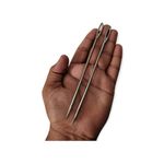 EZAHK Pack of Two Sack Packing/Bags Stitching Needles. Metal Straight Tip Gunny Bags/Sacks Sewing/Packing Needles Called suvva in Hindi